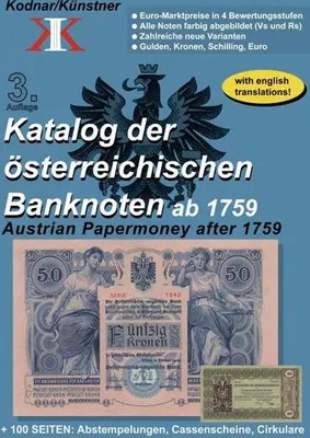 Obrázok produktu pre Katalog der österreichischen Banknoten ab 1759