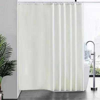 Obrázok produktu pre Sprchový záves nadrozmerný antibakteriálny vodotesný béžový 240x180cm