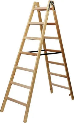 Productafbeelding van Brennenstuhl houten steigertrap, 2 x 10 treden, hoogte steigertrap 2,64m, artikelnummer 1481100