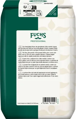 Productafbeelding van Fuchs Cayennepeper, gemalen van fijn gemalen chilivariëteiten, 1000g