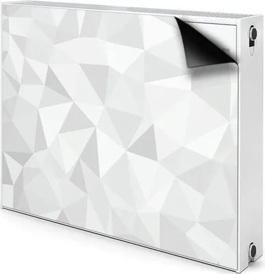 Produktbild von Magnet Radiator Magnet Mat Heizkörperverkleidung Heizkörper-Abdeckung Heizung 80x60 cm  - Geometrische Abstraktion