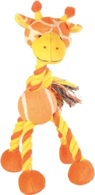 Produktbild von TRIXIE Giraffe mit Tennisball und Tau - diverse - 28 cm