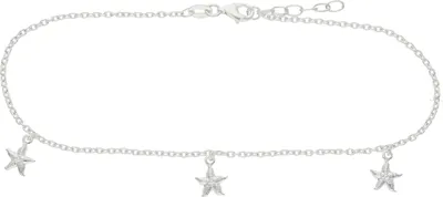 Produktbild von JuwelmaLux Fußkette mit Sternen 925 Silber JL52-04-0066