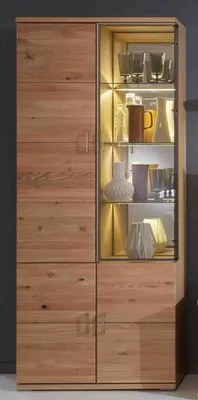 Produktbild von Moderne Vitrine Brilion Type 83 mit Glastür in Holzoptik