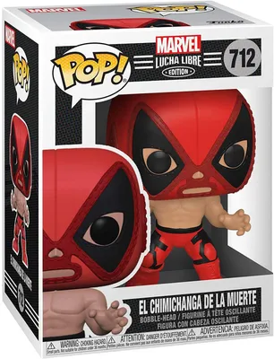Produktbild von Marvel Lucha Libre Edition - El Chimichanga de la Muerte Deadpool 712 - Funko Pop! - Vinyl Figur