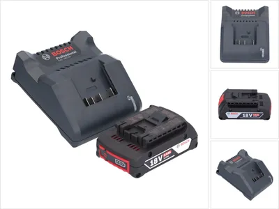 Zdjęcie produktu dla Ładowarka Bosch GAL 18V-20 10,8 - 18 V 2 A ( 2607226281 ) + 1x akumulator GBA 18 V 2,0 Ah ( 1600Z00036 )