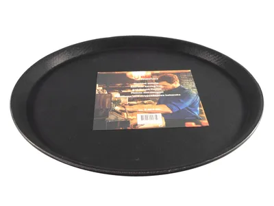 Zdjęcie produktu dla Taca - Czarny - Plastik - Ø 36 cm