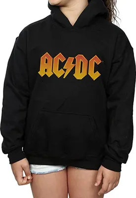 Produktbild von AC/DC - Kapuzenpullover Logo für Damen BI439 (L) (Schwarz)