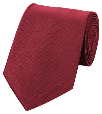 Produktbild von Fabio Farini - 1 Stück Herren Krawatte Rot - verschiedene Rote Männer Schlips in 8cm Breit (8cm), Weinrot - Wine