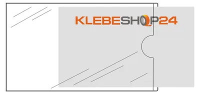 Selbstklebende Visitenkartenhüllen 95x60 mm, 20 Stück
