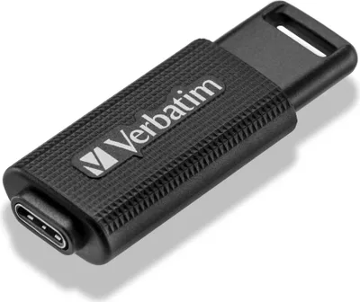 Image de Verbatim Pendrive 128Gb Usb-C Czarny/Noir 49459