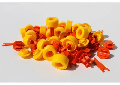 Productafbeelding van Mobilo bouwpakket – Onderdelen & Beweging – 78 onderdelen.