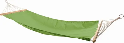 Produktbild von Hängematte Fashion Grün 0,7x2m Stabhängematte bis 90 kg Tuchhängematte Hängeliege Baumwolle