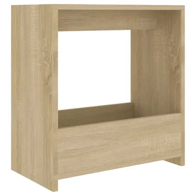 A standalone image of a wooden side table.