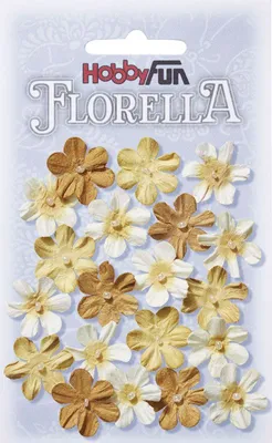 Produktbild von FLORELLA Blüten gelb - 2,0 cm
