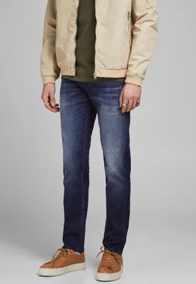 Produktbild von Jack & Jones 12181055, Blau, Jeans, Baumwolle, Elasthan, Nicht bleichen, Feinwäsche (30°C), 1 Stück(e)