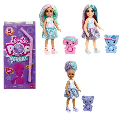 Image de Barbie Pop Reveal JFY01, poupée de mode, femelle, 3 ans, fille, 47 mm, 70 g
