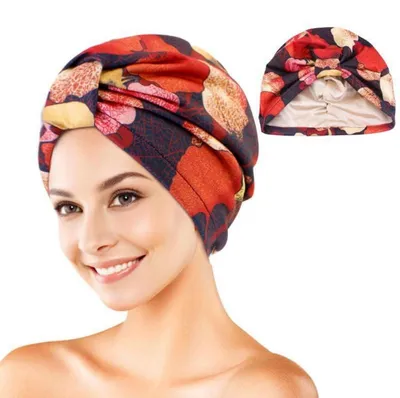 Produktbild von Kopftuch für Frauen mit Haarausfall - Chemotherapie Turban aus Polyester