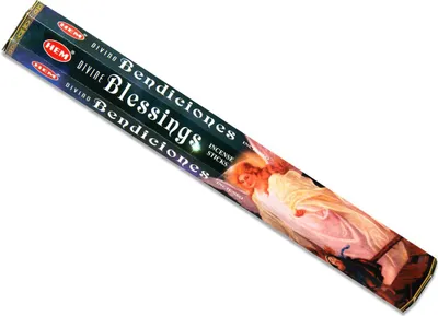 Produktbild von HEM 20 Räucherstäbchen [ DIVINE BLESSING - GÖTTLICHER SEGEN ] handgerollte Räucherstäbchen aus Indien