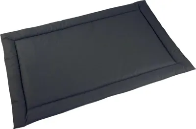 Zdjęcie produktu dla Wodoodporne legowisko dla psa rozmiar 110x70 cm  – trwałe, łatwoczyszczące, codura, mata dla małych, średnich i dużych psów, do domu i na zewnątrz – kolor czarny