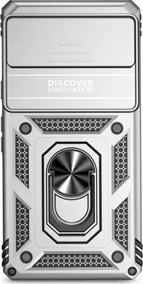 Produktbild von König Design Hülle kompatibel mit Kunststoff Soft Handyhülle - Handy Case Silber
