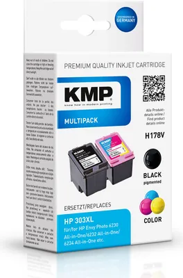 Produktbild von KMP H178V Vorteilspack BK/Color komp. mit HP 3YN10AE