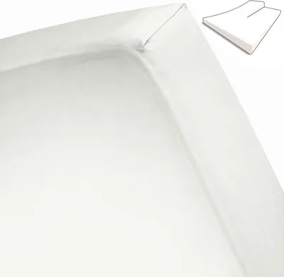 Produktbild von Cinderella - Spannbettlaken für Split-Topper (bis 15 cm) - Jersey - 160x200/210 cm - Ivory