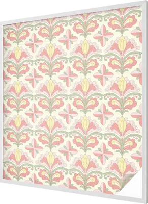 Produktbild von Buntglas Fensterfolie – 116x100 cm – Stained-Glass Design – blickdichte dekorative Sichtschutzfolie – selbstklebend, UV-Schutz – Pflanzeneleganz