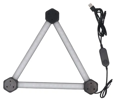 Image de Ensemble de barres lumineuses RGB à LED, contrôlées via application Bluetooth, avec télécommande, synchronisation musicale et possibilité de les assembler. Idéal pour les salons et les salles de jeux
