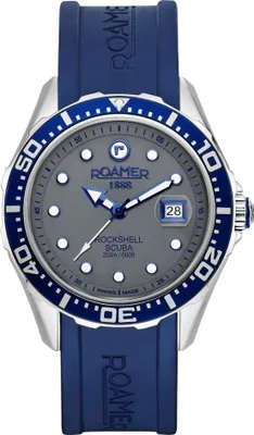 Obrázek produktu pro Pánské hodinky ROAMER 867833 41 55 02, tmavě modré sportovní hodinky pro potápění