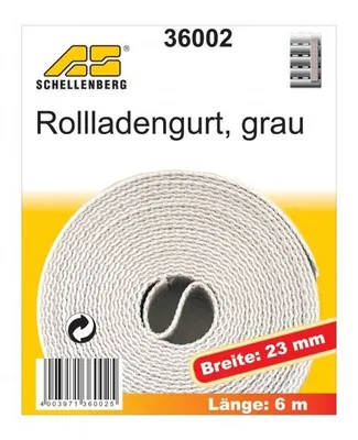 Produktbild von Schellenberg Rollladengurt grau Breite 23 mm - Länge 6 m