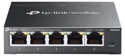 Produktbild von TP-Link Omada ES205G V1 - Switch - managed - 5 x 10/100/1000Base-T - Desktop, wandmontierbar