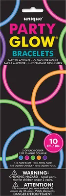 Produktbild von Knicklicht Leucht Armband | 10St. Bunt