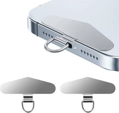 Zdjęcie produktu dla Podkładki pod telefon ze stali nierdzewnej, 2 sztuki, uniwersalne