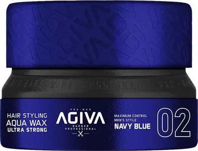 Produktbild von Agiva Styling Hair Wax Aqua Ultra Strong - Navy Blue 155 ml