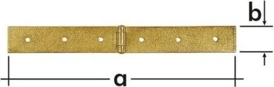 Zdjęcie produktu dla Zawias konstrukcyjny Z 115 DMX, 115x90x2,5 mm, ocynkowany