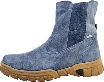 Produktbild von Waldläufer H-Lumi Damenschuhe Reißverschluss Schaftstiefel  Blau Freizeit, Schuhgröße:EUR 36.5 | UK 3.5