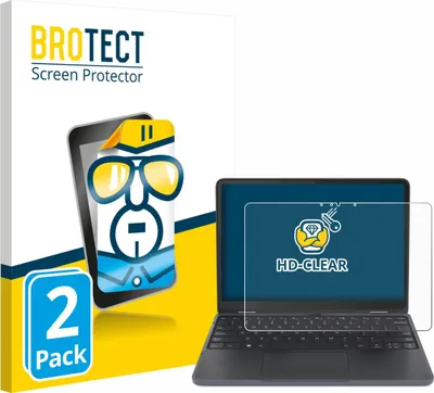 Produktbild von 2x Für Lenovo 500w Yoga Gen 4 Schutzfolie BROTECT Displayschutz Display Schutz Folie Klar Transparent