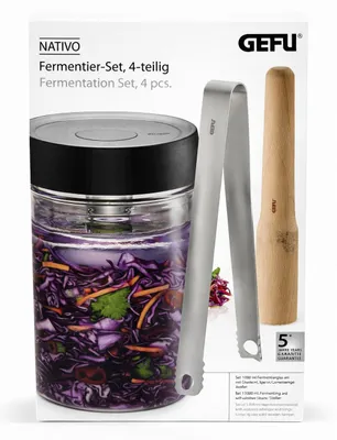 Image de GEFU Kit de fermentation NATIVO, 4 pièces, référence 15800, numéro d'article 4006664158008