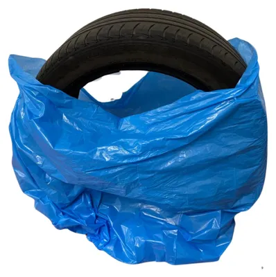 Productafbeelding van BAKOKI 10-delige set bandbeschermers, beschermhoezen, wielhoezen, blauw - Beschermhoes voor banden
