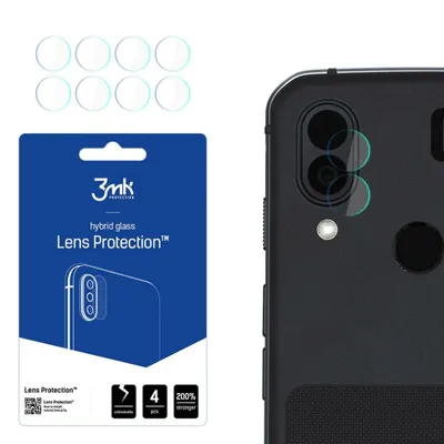 Produktbild von 3mk Hybridglas Lens Protection für CAT S62 Pro Kamera Objektiv Kameralinse 0,16mm 6H (4 Stück)
