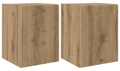 Produktbild von vidaXL TV-Wandschrank 2 stk. Kunsthandwerk Eiche Holzwerkstoff