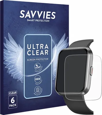 Produktbild von 6x Für Fitpolo ID208 PLUS 1.8" Schutzfolie Savvies Displayschutz Display Schutz Folie Klar Transparent