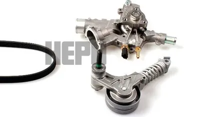 Produktbild von HEPU PK03341 Wasserpumpe + Keilrippenriemensatz für OPEL Corsa D Schrägheck (S07) Corsa C Schrägheck (X01) Meriva A (X03) Astra H Caravan (A04)