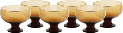 Produktbild von Eiscremeglas Puro 6er-Set "Colori Vero" (8,7cm) orange
