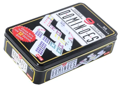 Produktbild von dominospiel Doppel-9-Junioren 5 cm weiß 55 Steine