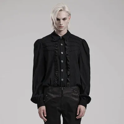 Produktbild von Punk Rave Gothic Hemd - Ciel du soir XL