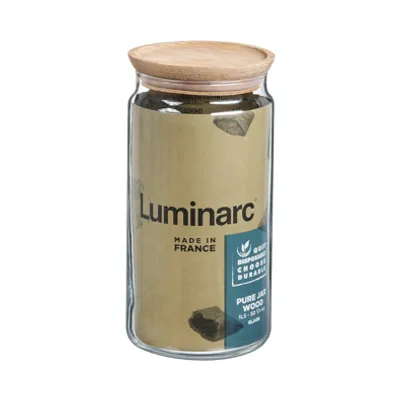 Immagine prodotto di ARC Barattolo In Vetro Purebox Tappo In Legno Kg.1,5