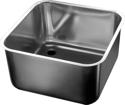 Produktbild von CHEFGASTRO Gastro-Edelstahl-Spülbecken, AISI 304 HxBxT 25x50x50cm