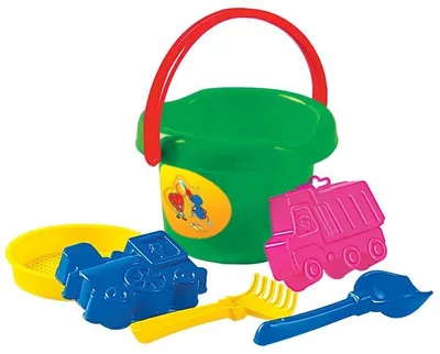 Produktbild von Polesie Eimergarnitur groß, 6-tlg. (Set Nr. 34)